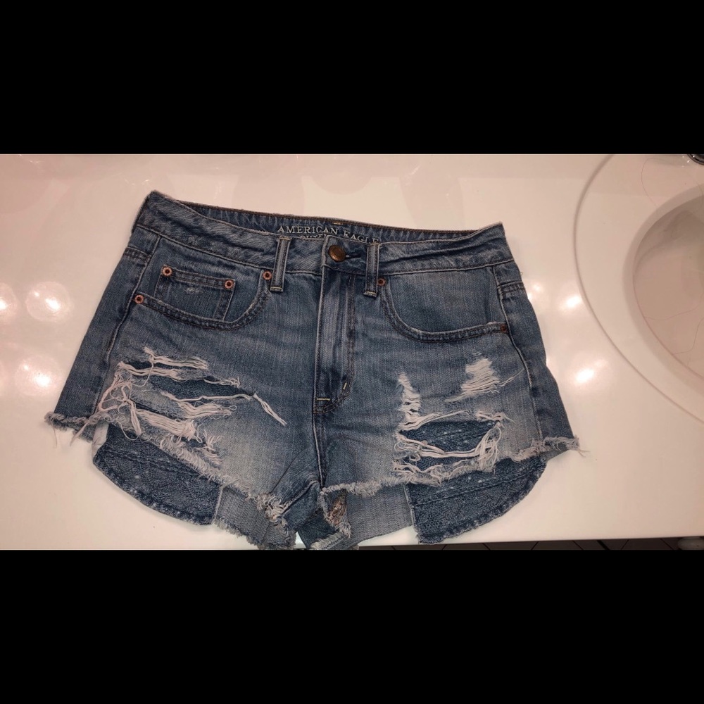 Hi-Rise Festival jean shorts